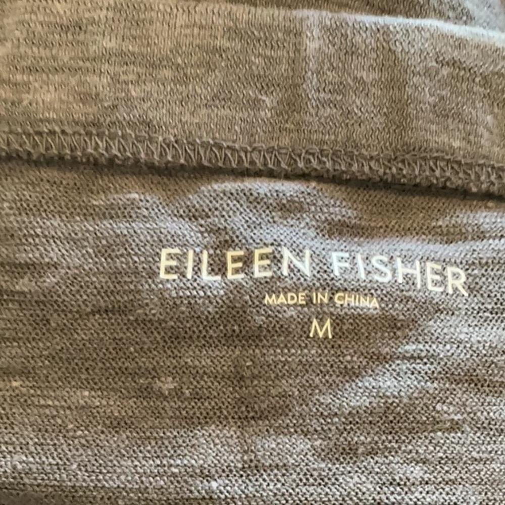 Eileen Fisher pull up skirt in grey size small 55% hemp and 45% organic cotton - Picture 4 of 5